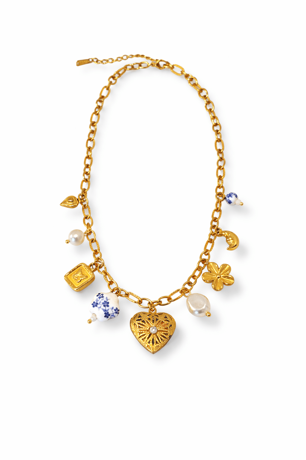 Charm Avenue Deja vu charm necklace - 18k gold plated - Shop women's Accessories at Charm Avenue