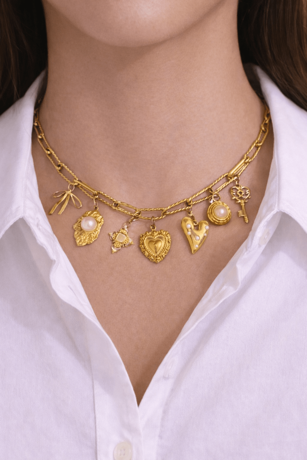 Charm Avenue Doja charm necklace - 18k gold plated - Shop women's at Charm Avenue