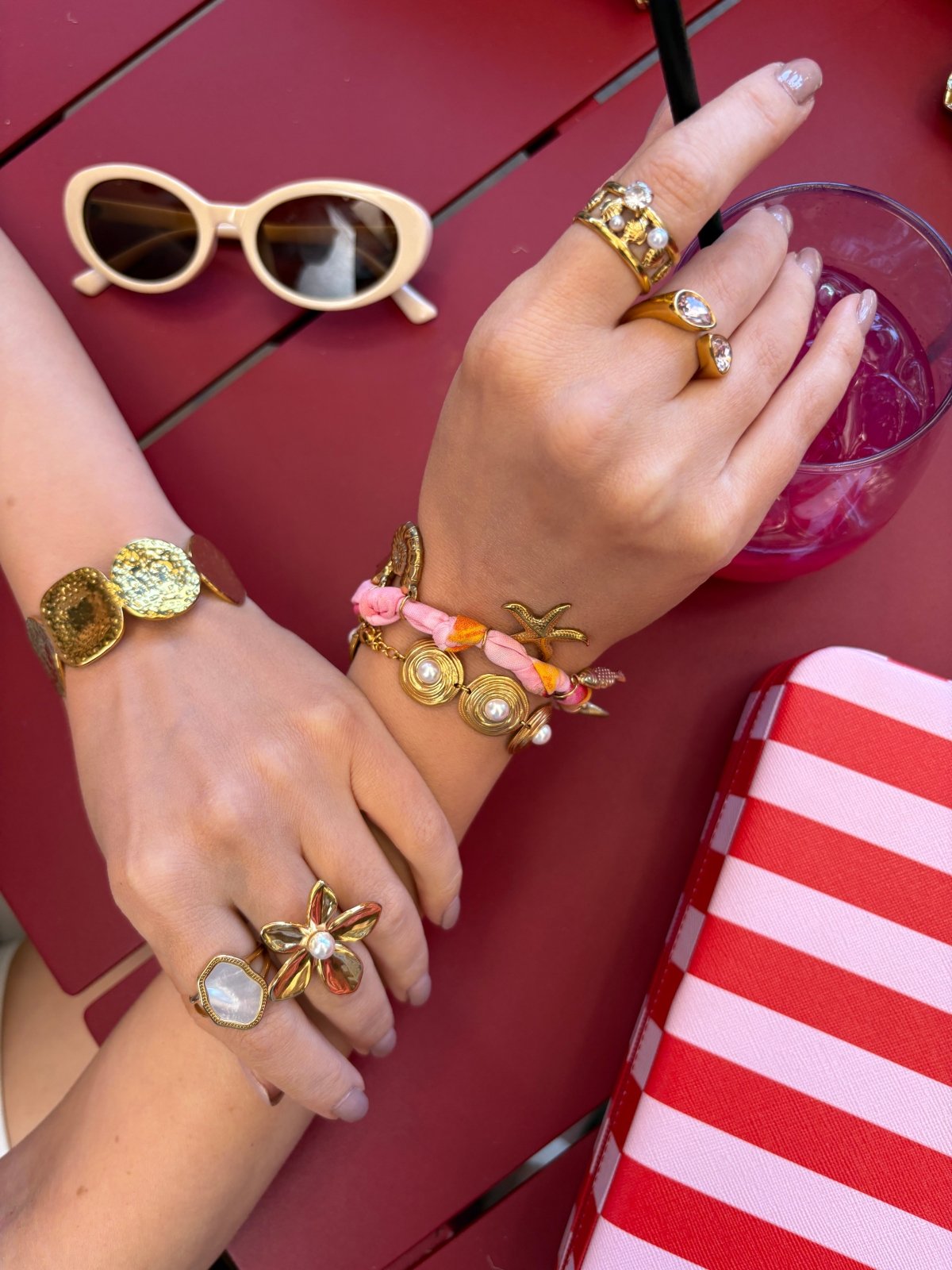 Charm Avenue Dolce ring - 18k gold plated - Shop women's at Charm Avenue