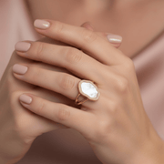 Charm Avenue Dolce ring - 18k gold plated - Shop women's at Charm Avenue