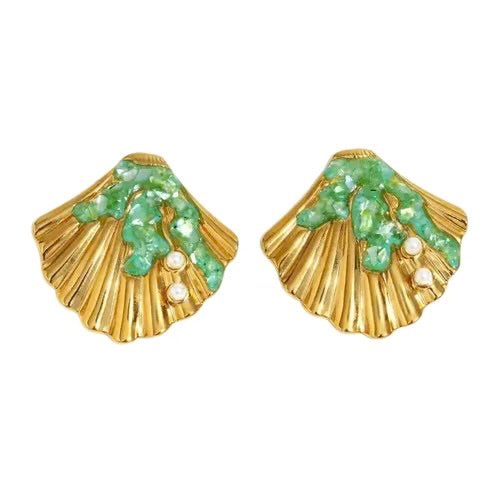 Charm Avenue Emma earrings - 18k gold plated - Shop women's at Charm Avenue