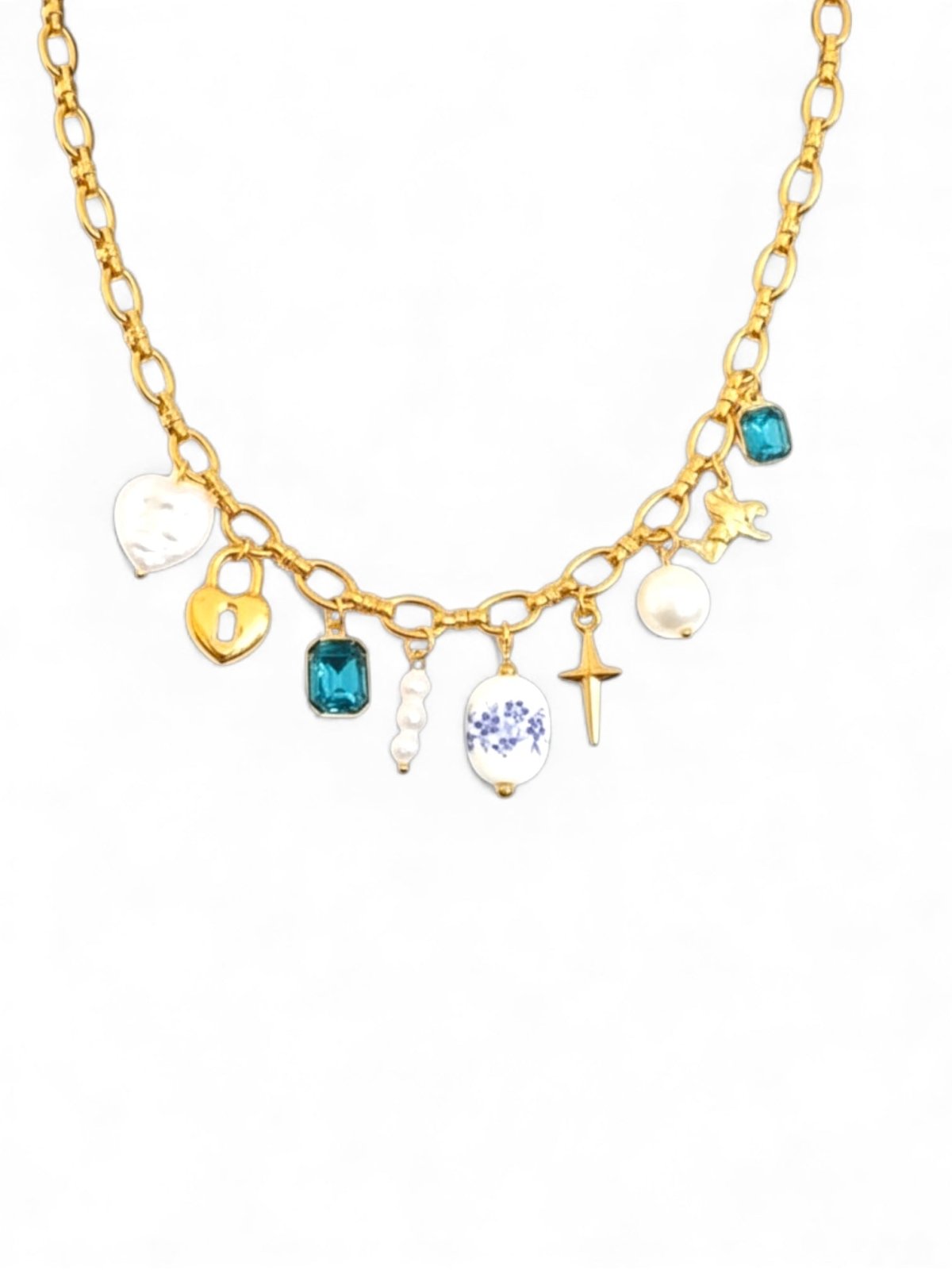 Charm Avenue Feeling blue charm necklace - Shop women's at Charm Avenue