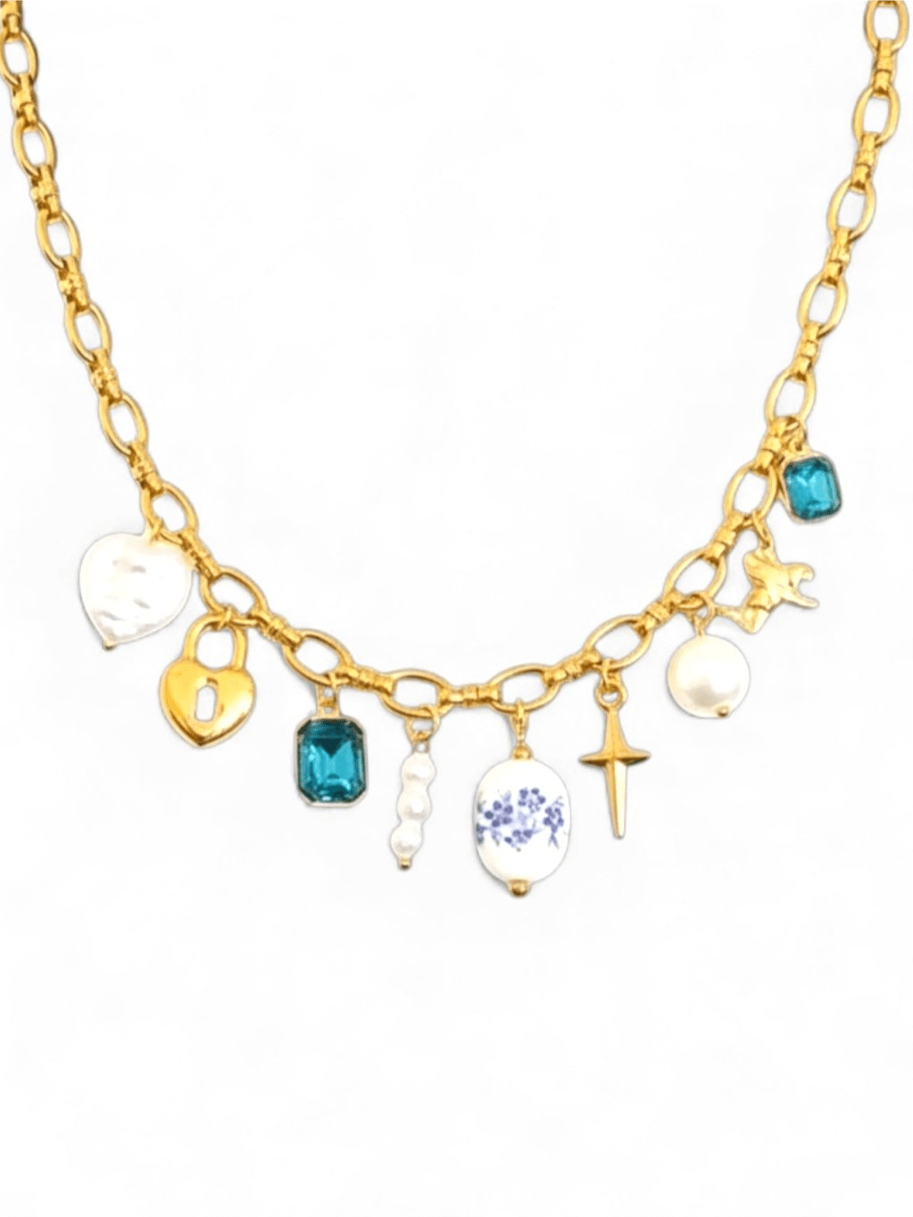 Charm Avenue Feeling blue charm necklace - Shop women's at Charm Avenue