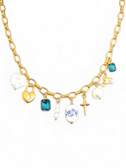 Charm Avenue Feeling blue charm necklace - Shop women's at Charm Avenue