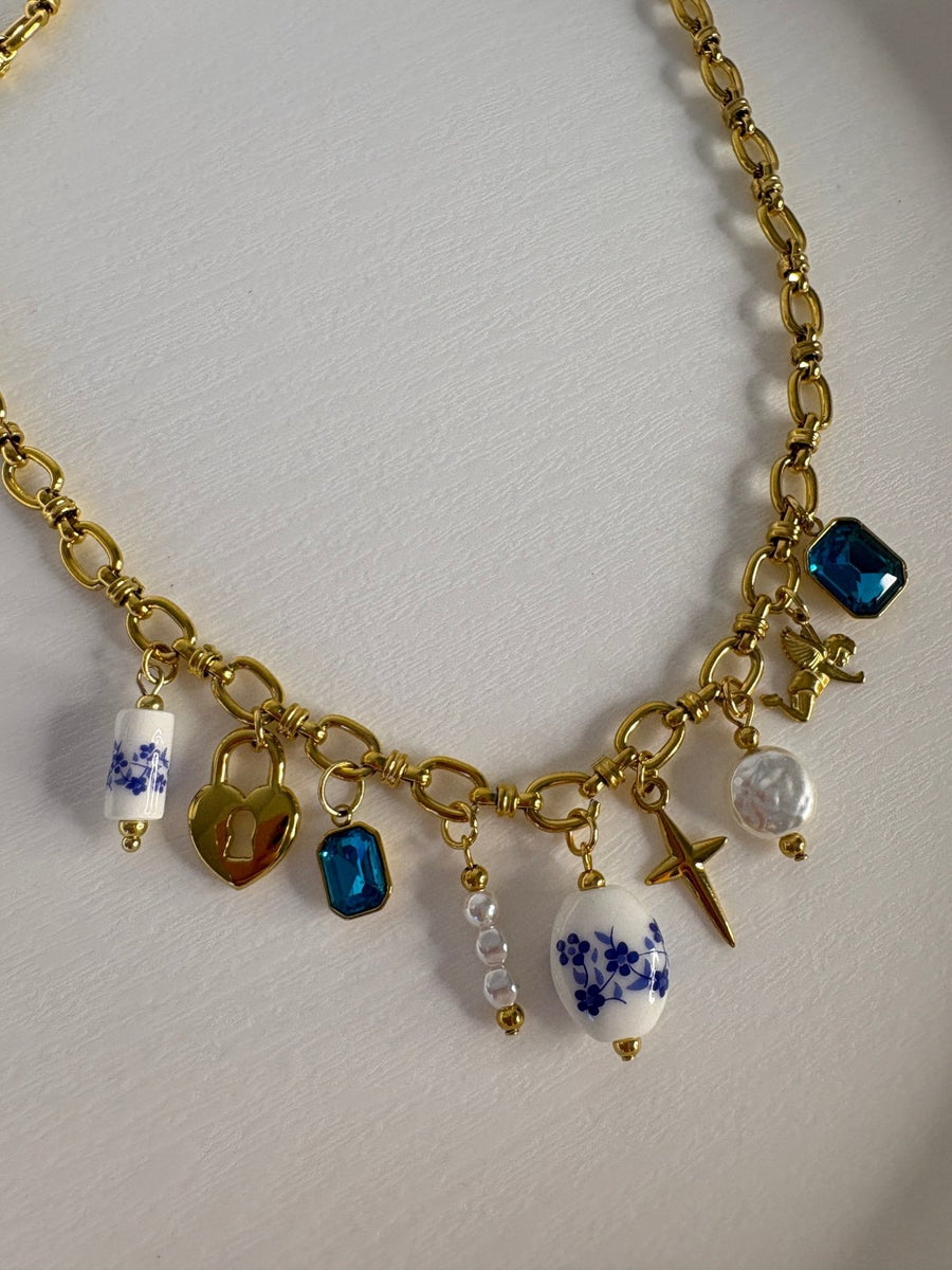 Charm Avenue Feeling blue charm necklace - Shop women's at Charm Avenue