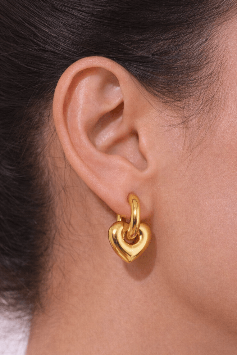 Charm Avenue Fleur earrings - 18k gold plated - Shop women's at Charm Avenue