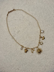 Charm Avenue Freya rope - charm necklace 18k gold plated - Shop women's at Charm Avenue