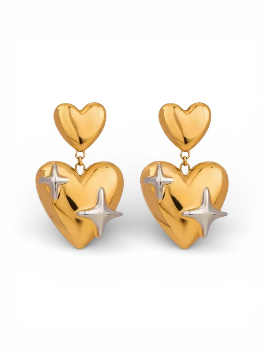 Charm Avenue Galaxy earrings - 18k gold plated - Shop women's at Charm Avenue