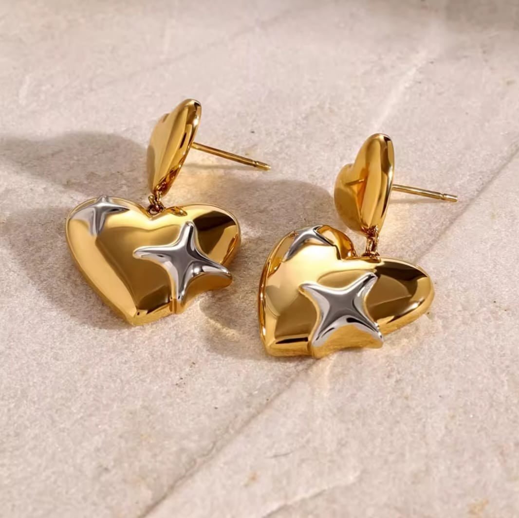 Charm Avenue Galaxy earrings - 18k gold plated - Shop women's at Charm Avenue