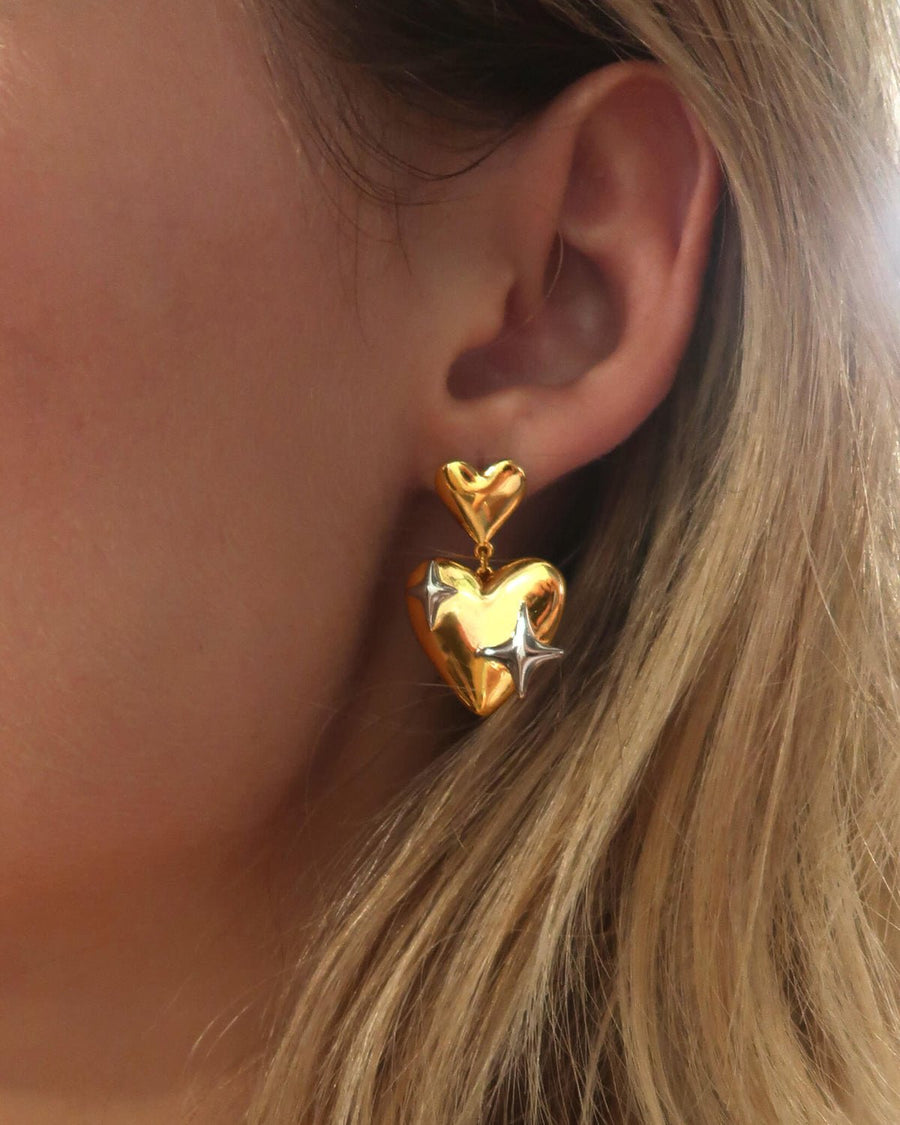 Charm Avenue Galaxy earrings - 18k gold plated - Shop women's at Charm Avenue