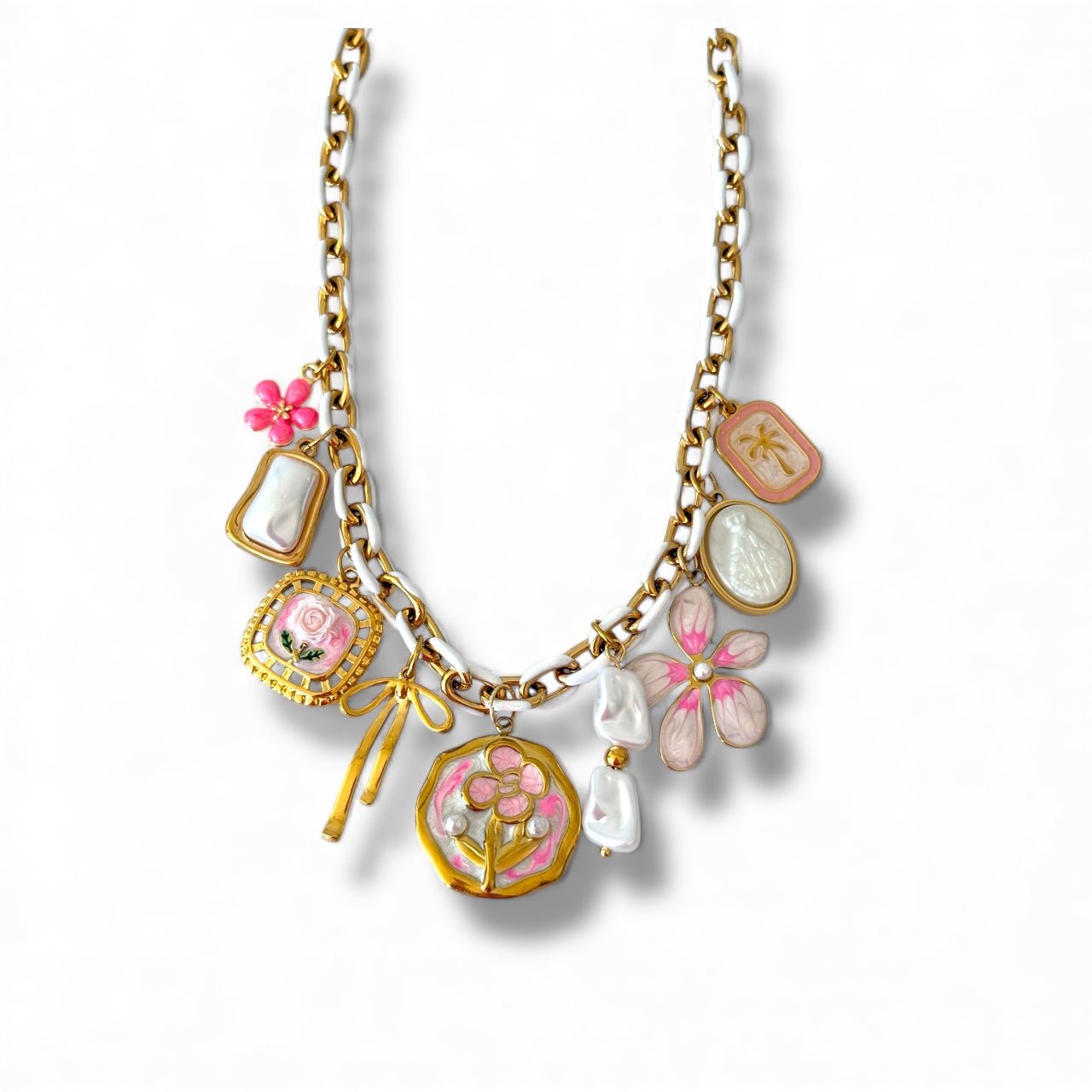 Charm Avenue Georgie charm necklace - 18k gold plated - Shop women's at Charm Avenue