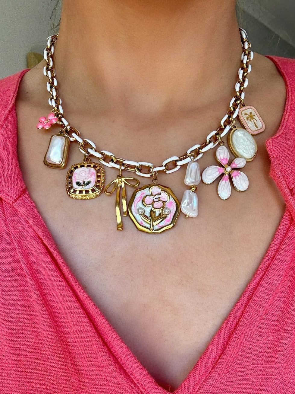 Charm Avenue Georgie charm necklace - 18k gold plated - Shop women's at Charm Avenue