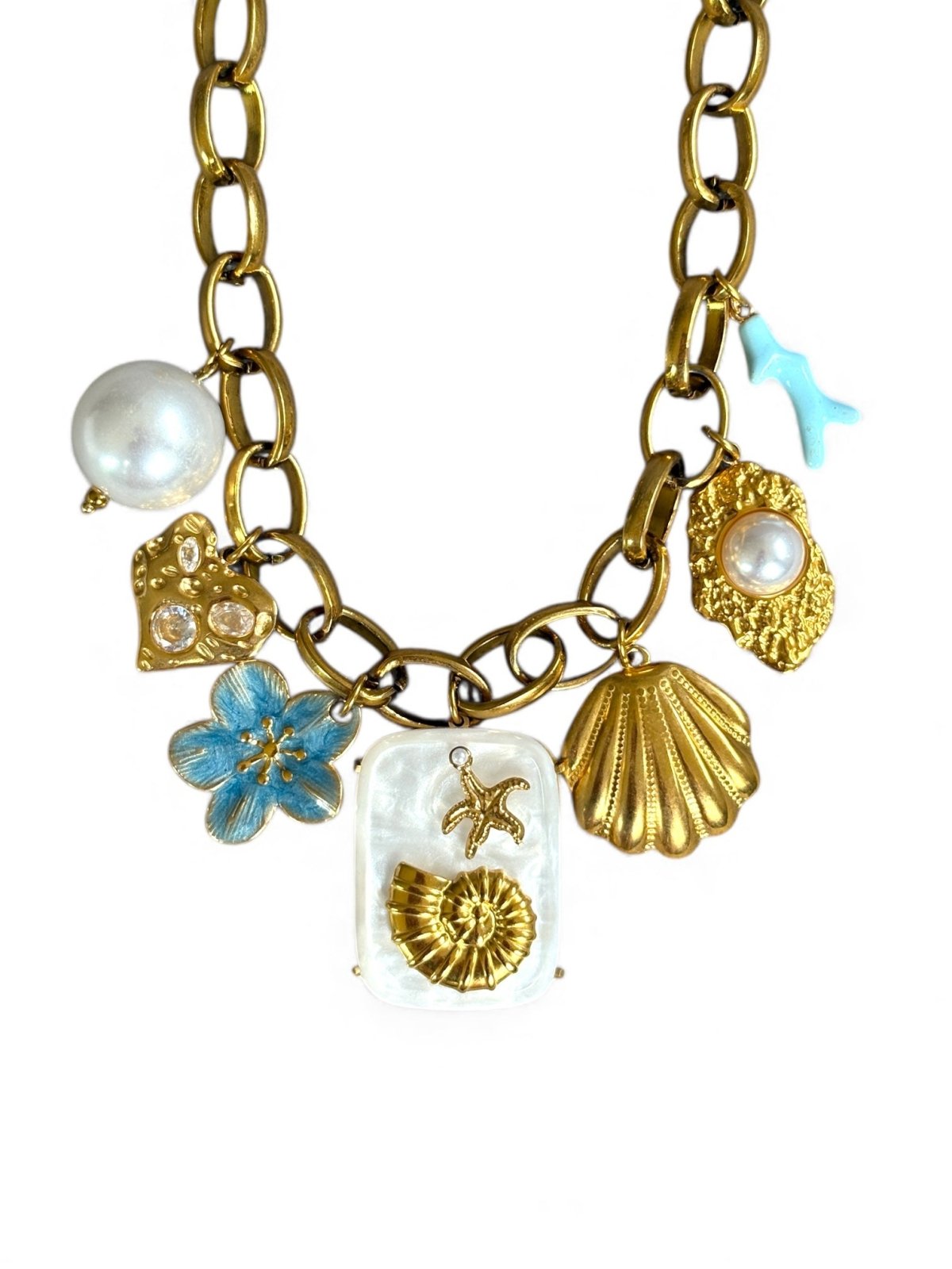 Charm Avenue Golden hour charm necklace - 18k gold plated - Shop women's at Charm Avenue