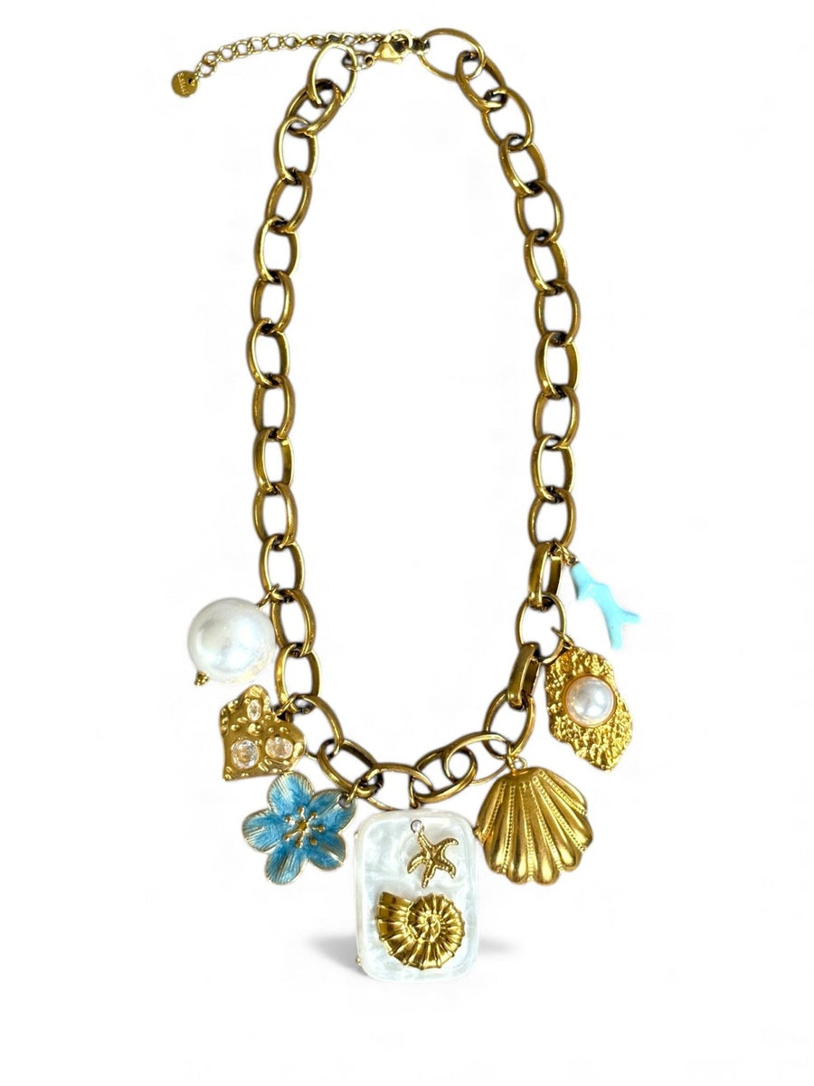 Charm Avenue Golden hour charm necklace - 18k gold plated - Shop women's at Charm Avenue