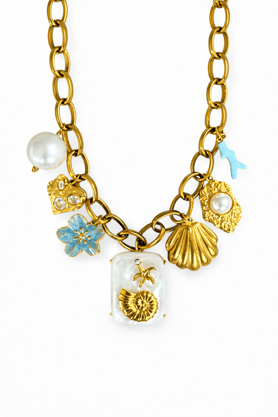 Charm Avenue Golden hour charm necklace - 18k gold plated - Shop women's at Charm Avenue