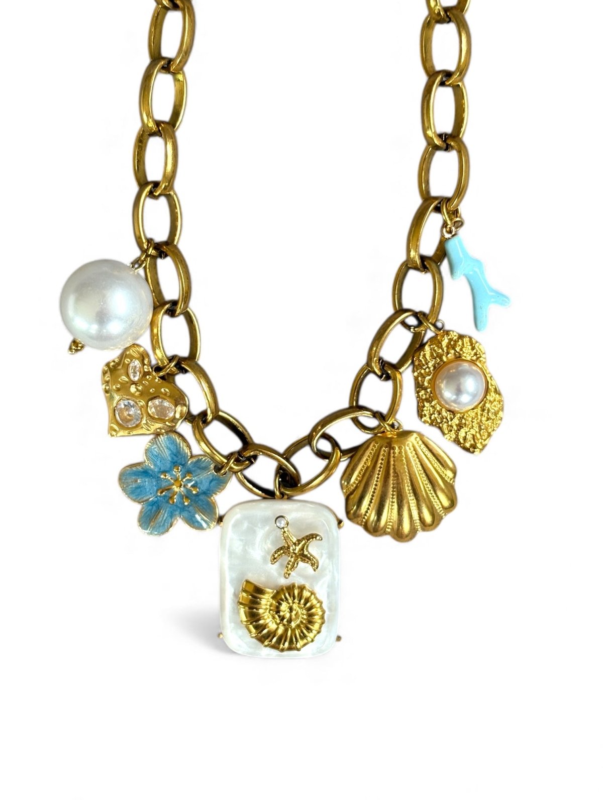 Charm Avenue Golden hour charm necklace - 18k gold plated - Shop women's at Charm Avenue