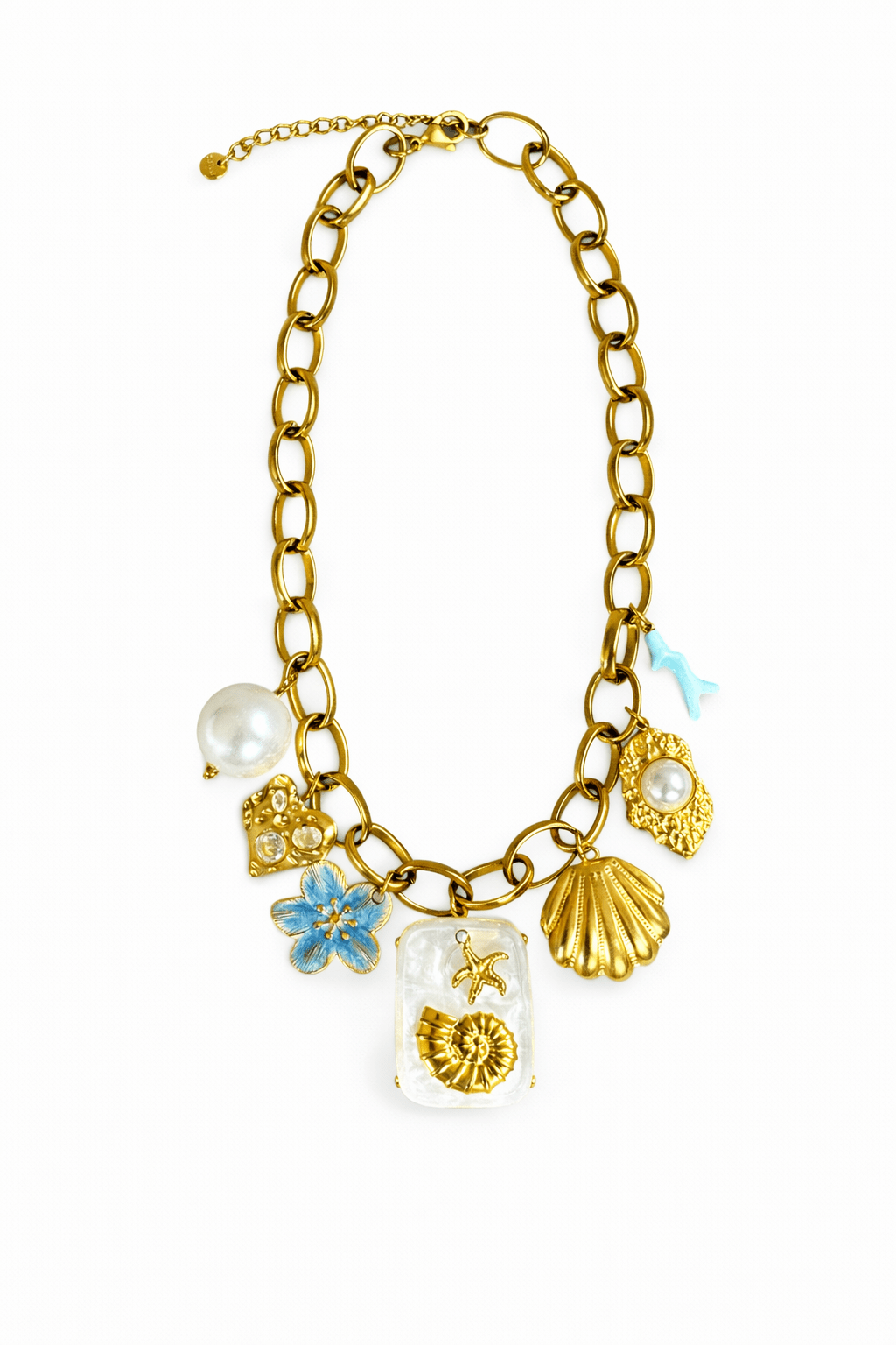 Charm Avenue Golden hour charm necklace - 18k gold plated - Shop women's at Charm Avenue