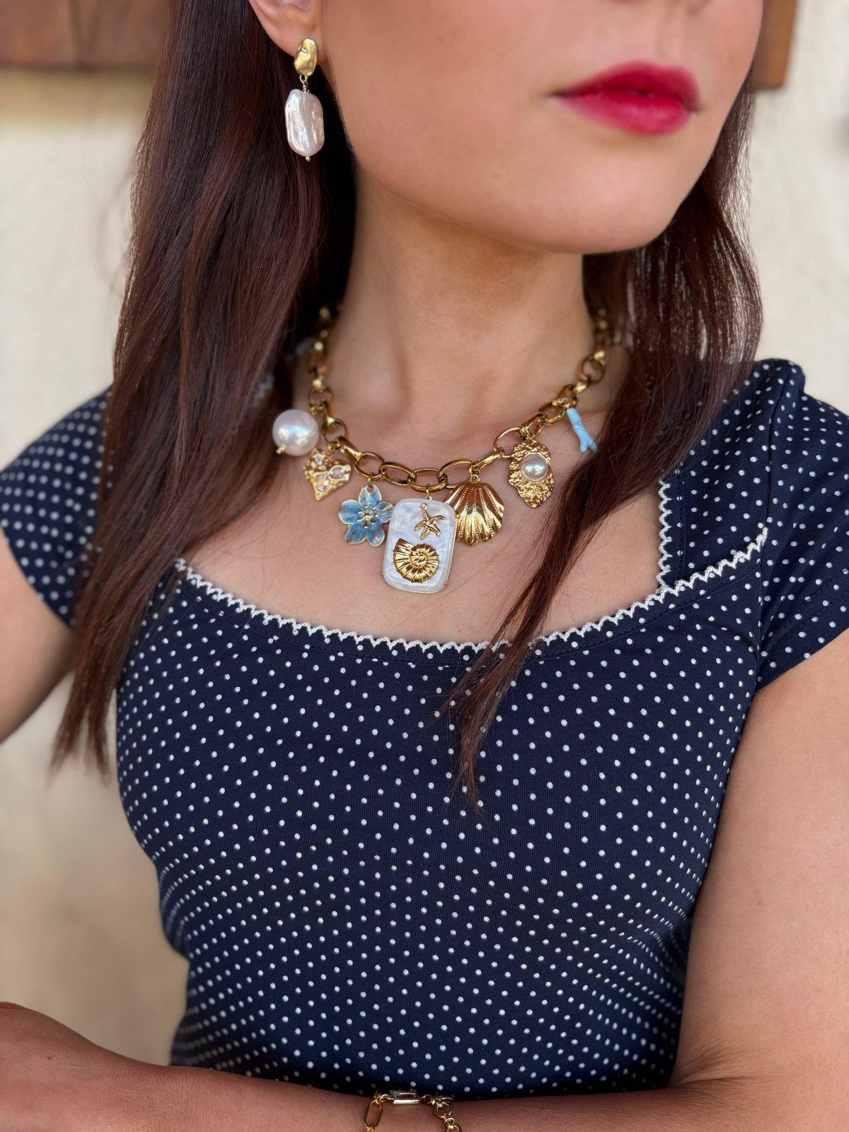 Charm Avenue Golden hour charm necklace - Shop women's at Charm Avenue