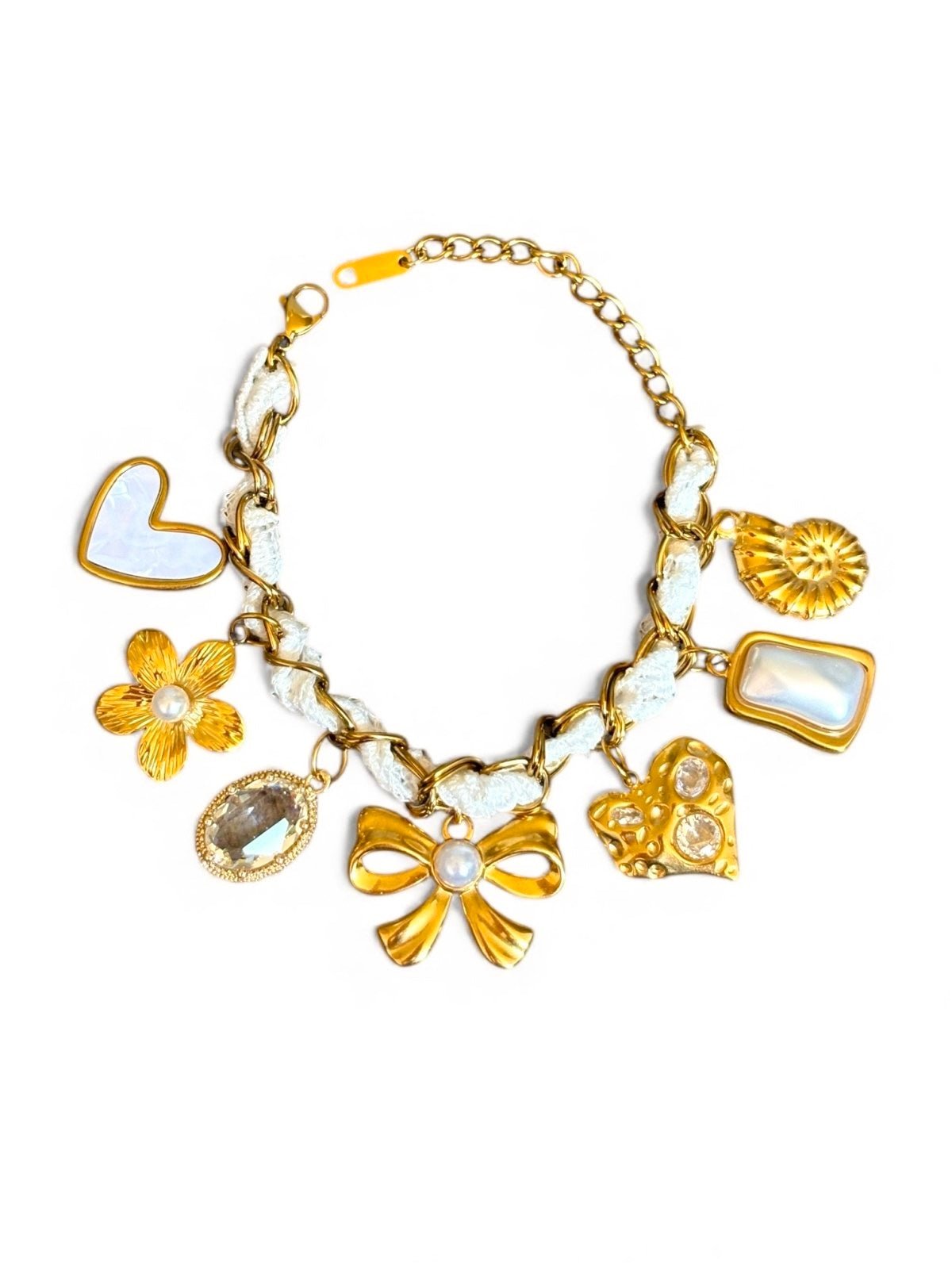 Charm Avenue Gretel charm bracelet - 18k gold plated - Shop women's at Charm Avenue