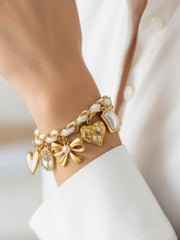 Charm Avenue Gretel charm bracelet - 18k gold plated - Shop women's at Charm Avenue