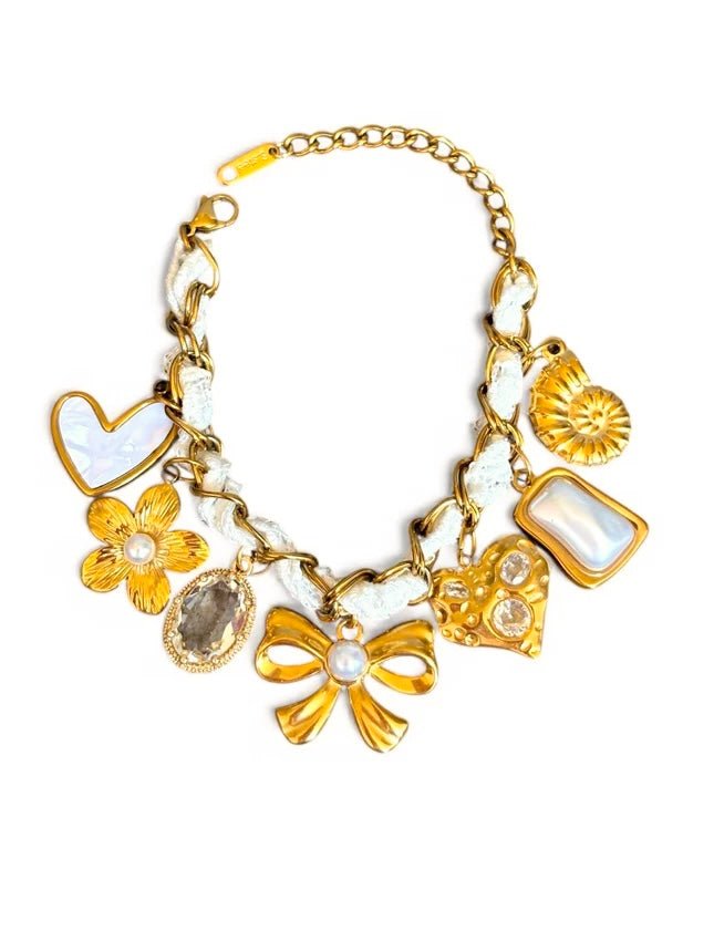 Charm Avenue Gretel charm bracelet - 18k gold plated - Shop women's at Charm Avenue