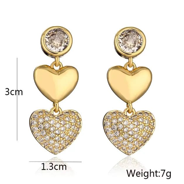 Charm Avenue Harper earring - 18k gold plated - Shop women's at Charm Avenue