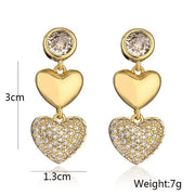 Charm Avenue Harper earring - 18k gold plated - Shop women's at Charm Avenue