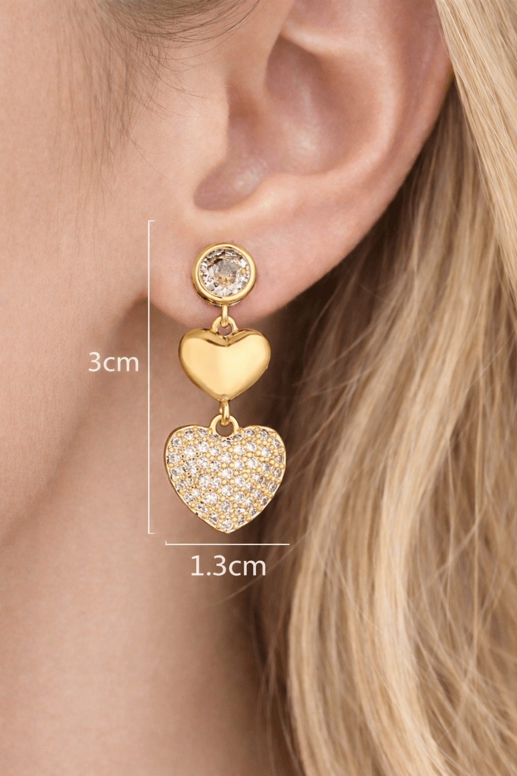 Charm Avenue Harper earring - 18k gold plated - Shop women's at Charm Avenue