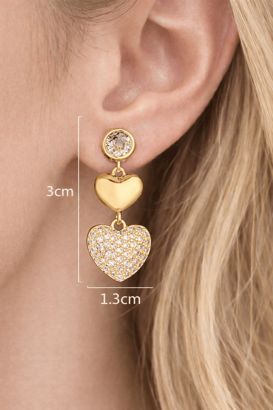 Charm Avenue Harper earring - 18k gold plated - Shop women's at Charm Avenue
