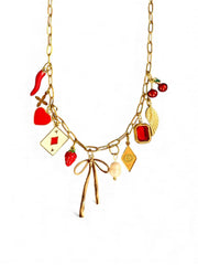 Charm Avenue Heart of hearts charm necklace - 18k gold plated - Shop women's at Charm Avenue