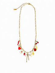 Charm Avenue Heart of hearts charm necklace - 18k gold plated - Shop women's at Charm Avenue