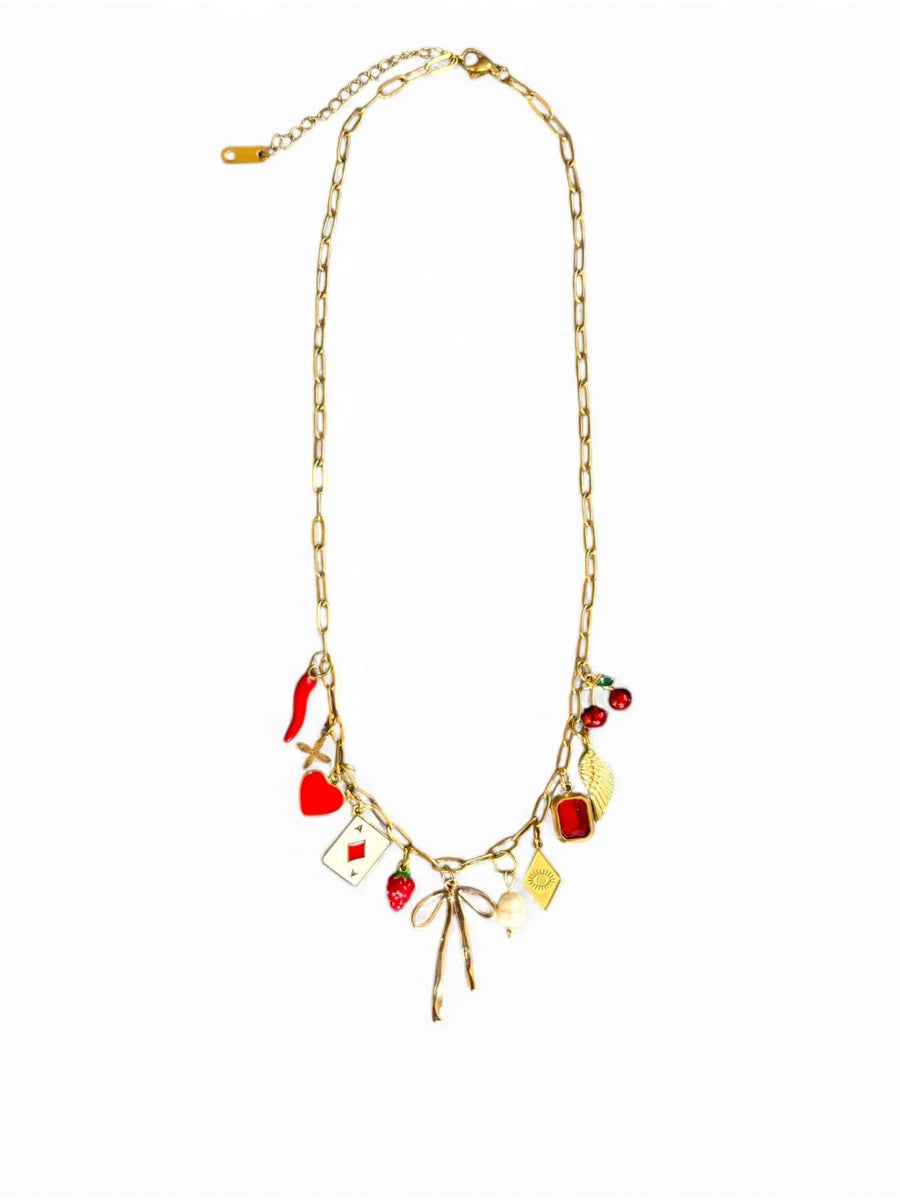 Charm Avenue Heart of hearts charm necklace - 18k gold plated - Shop women's at Charm Avenue