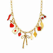 Charm Avenue Heart of hearts charm necklace - 18k gold plated - Shop women's at Charm Avenue