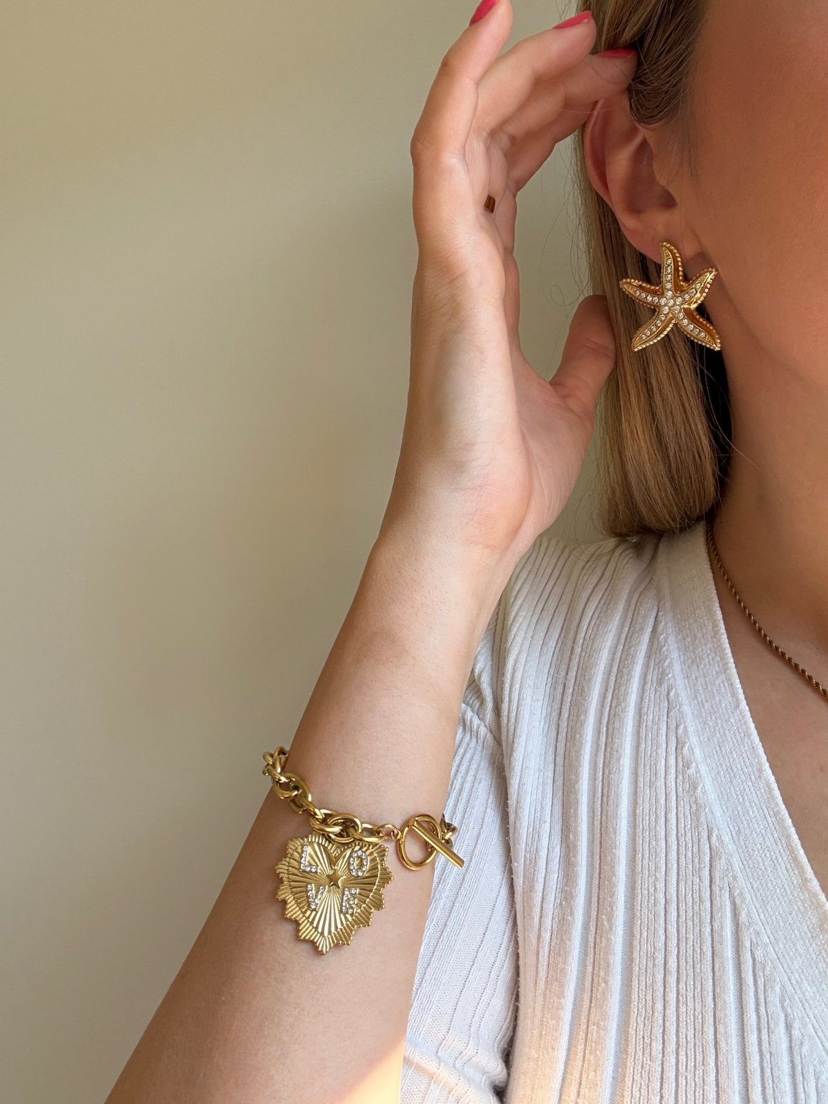 Charm Avenue Heartbreaker link bracelet - Shop women's at Charm Avenue