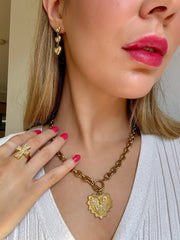 Charm Avenue Heartbreaker link necklace - Shop women's at Charm Avenue