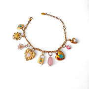 Charm Avenue Innerbloom charm bracelet - 18k gold plated - Shop women's at Charm Avenue