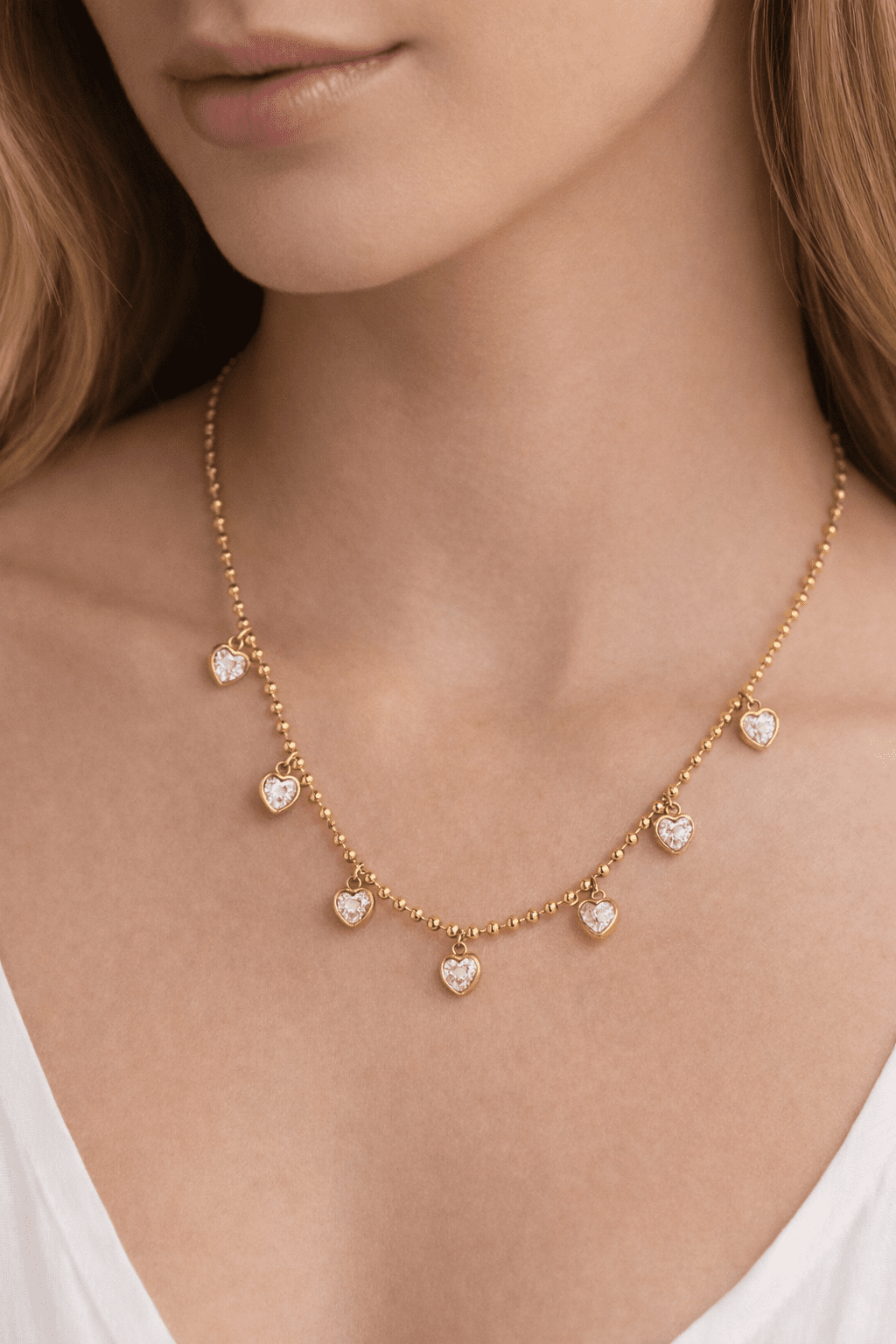 Charm Avenue Jasmine necklace - 18k gold plated - Shop women's at Charm Avenue