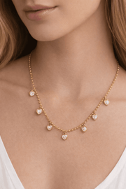 Charm Avenue Jasmine necklace - 18k gold plated - Shop women's at Charm Avenue