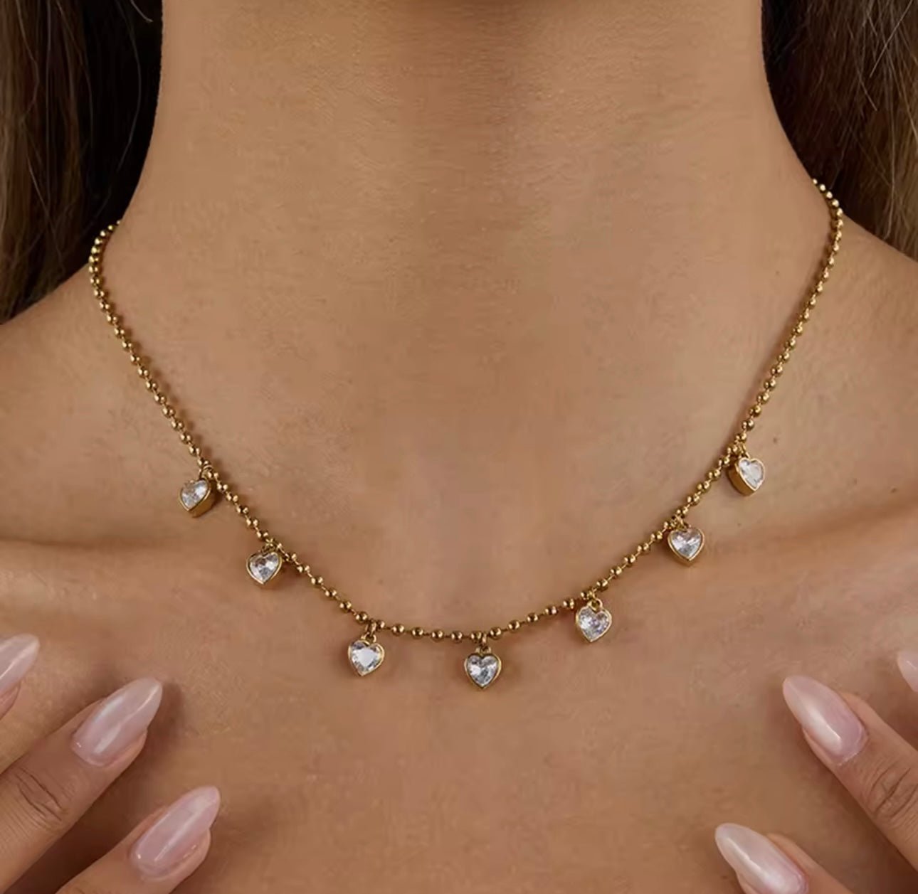 Charm Avenue Jasmine necklace - 18k gold plated - Shop women's at Charm Avenue