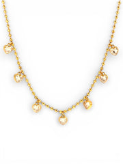 Charm Avenue Jasmine necklace - 18k gold plated - Shop women's at Charm Avenue