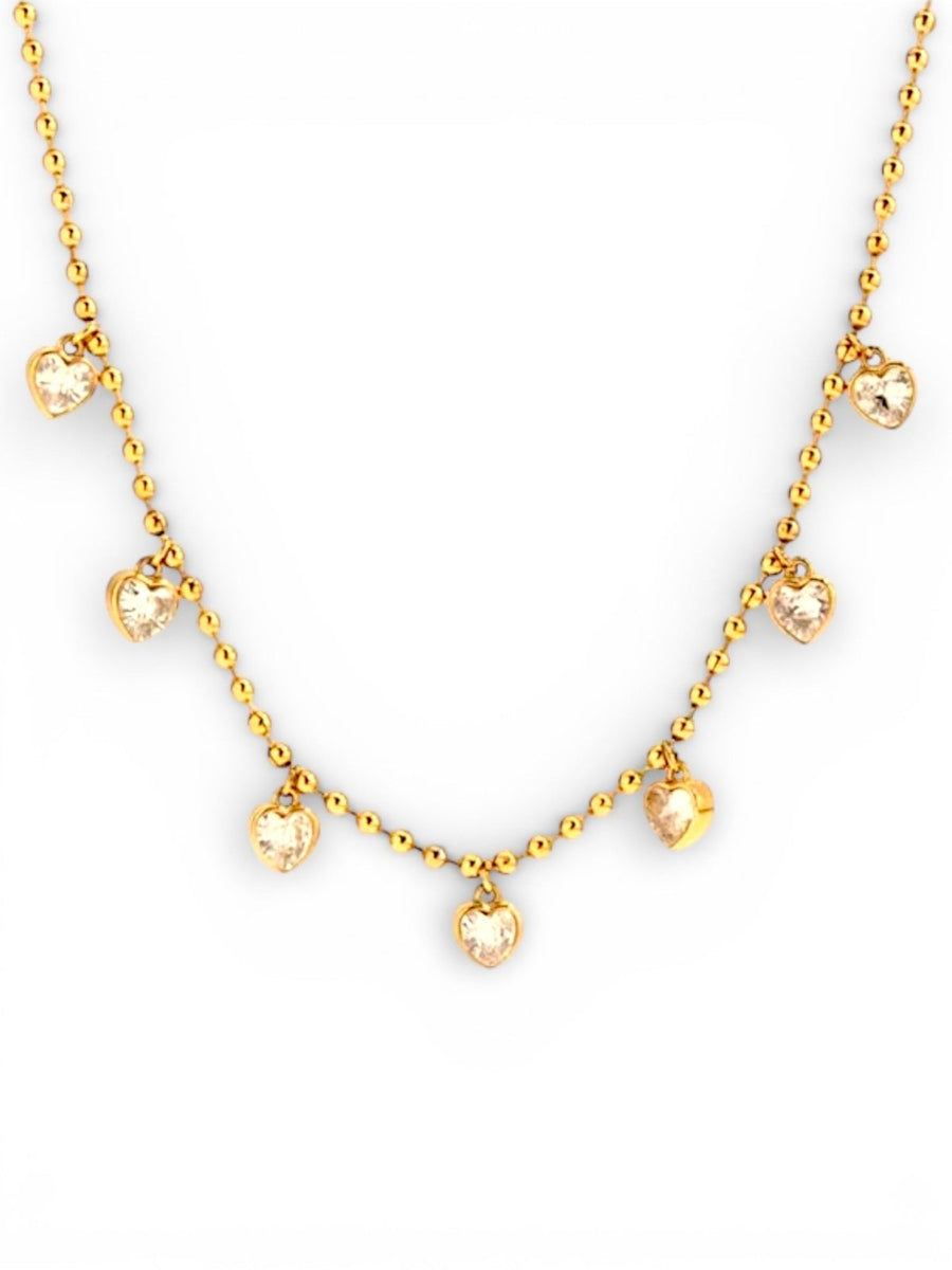 Charm Avenue Jasmine necklace - 18k gold plated - Shop women's at Charm Avenue