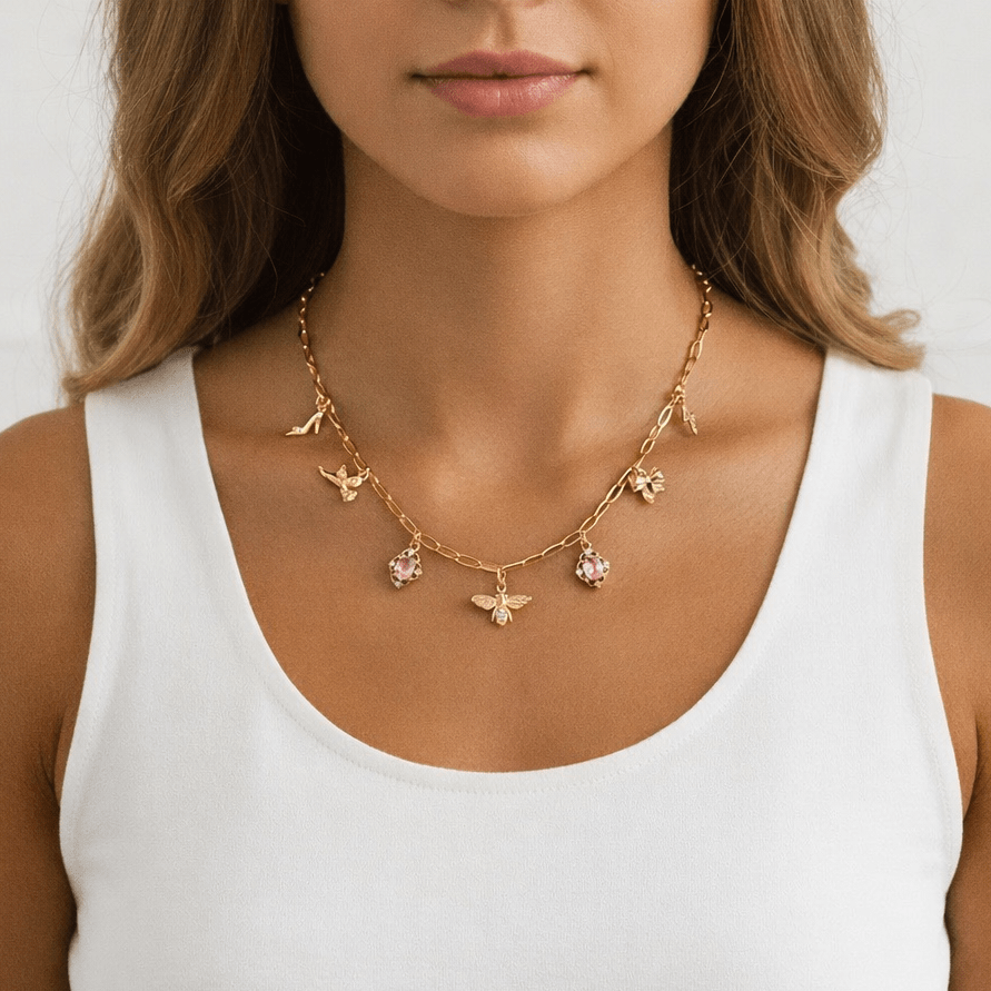 Charm Avenue Jupiter charm necklace - 18k gold plated - Shop women's at Charm Avenue