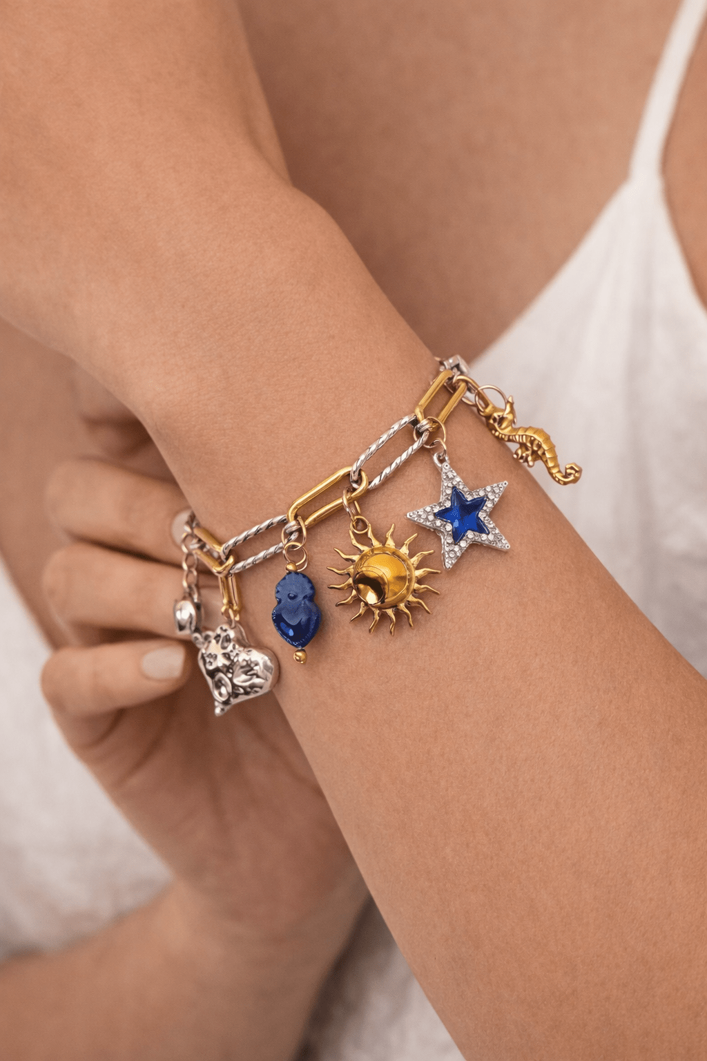 Charm Avenue Kendall charm bracelet - mix metal - Shop women's at Charm Avenue