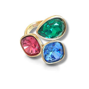 Charm Avenue Lila colour ring - 18k gold plated - Shop women's at Charm Avenue