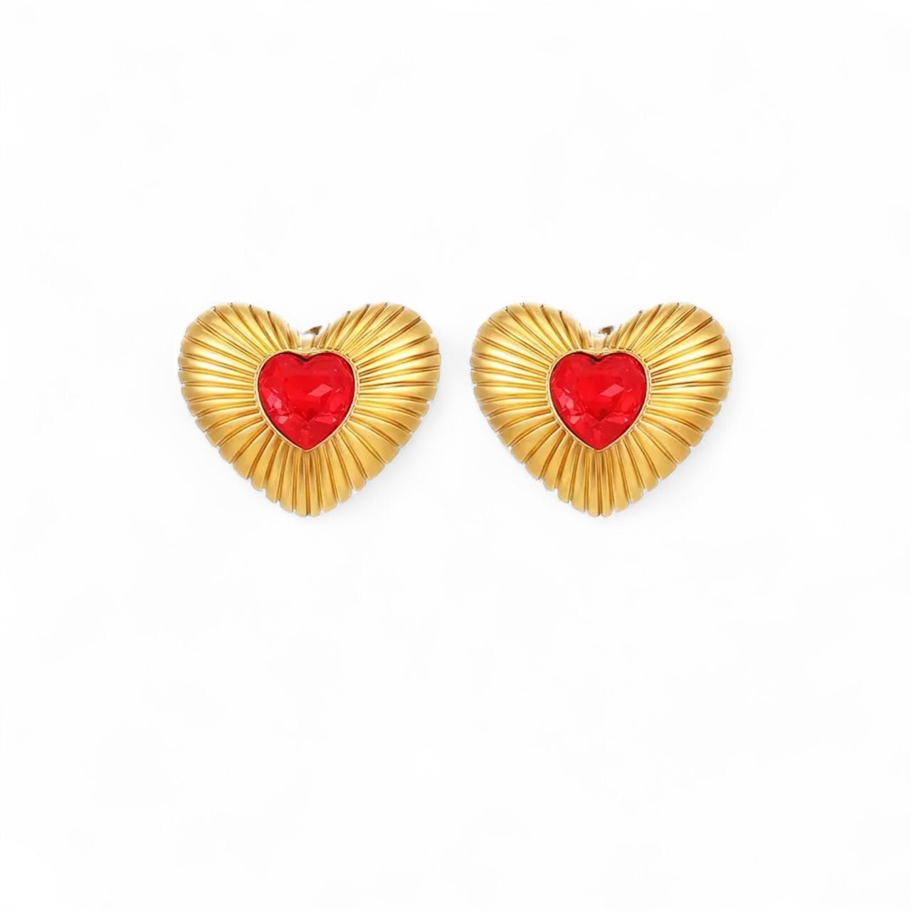 Charm Avenue Lovebug stud earrings - 18k gold plated - Shop women's at Charm Avenue
