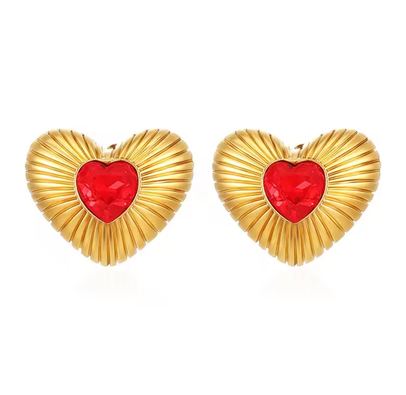 Charm Avenue Lovebug stud earrings - 18k gold plated - Shop women's at Charm Avenue