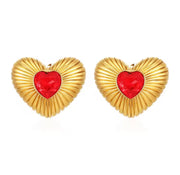 Charm Avenue Lovebug stud earrings - 18k gold plated - Shop women's at Charm Avenue