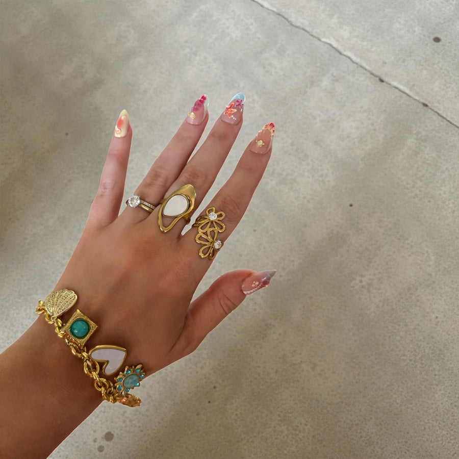 Charm Avenue Mariah charm bracelet - 24k gold plated - Shop women's at Charm Avenue