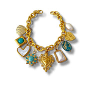 Charm Avenue Mariah charm bracelet - 24k gold plated - Shop women's at Charm Avenue