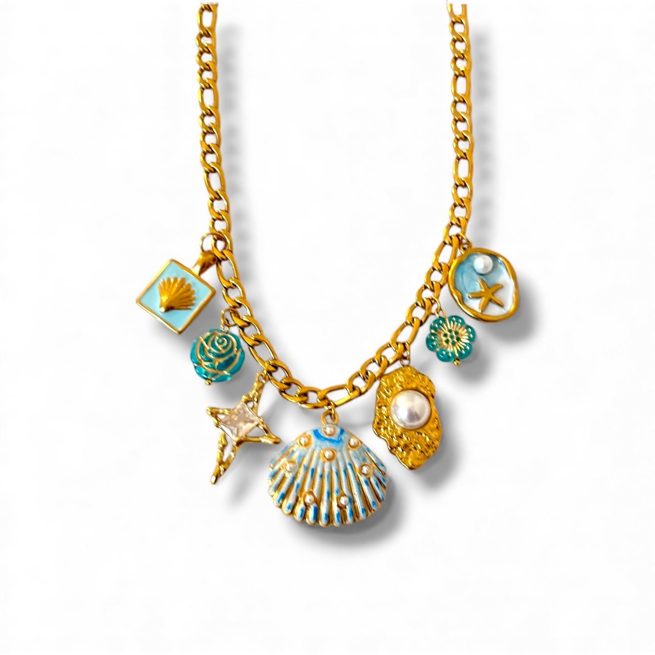 Charm Avenue Mariella charm necklace - 18k gold plated - Shop women's at Charm Avenue